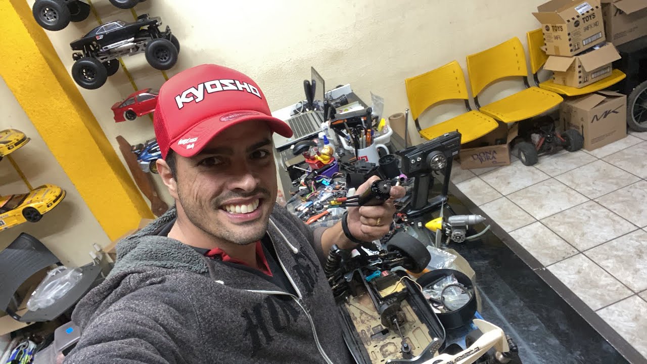 Conversão de Nitro para Elétrico Buggy 1/8