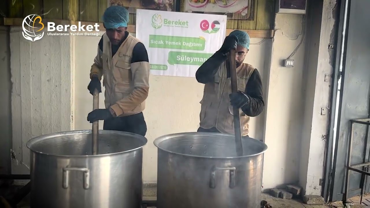 🟢Bereket olarak Gazze’de iftar organizasyonunda bulunan değerli Süleyman İriş