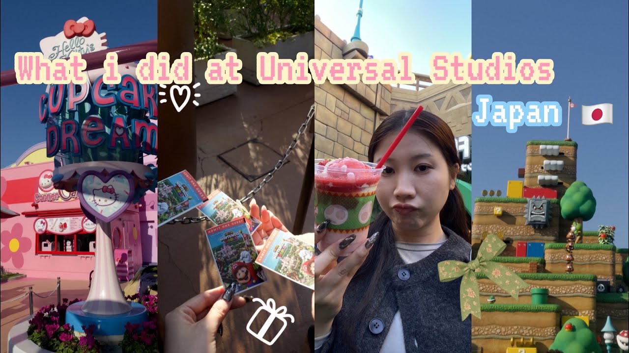 What to do at Universal Studios, Japan🇯🇵 foods, rides, drinks🍄