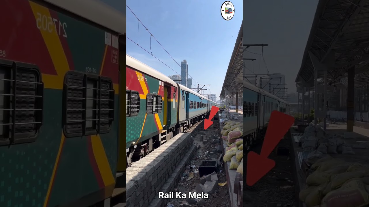 Garbage spread on railway track 🚮🗑️#shorts