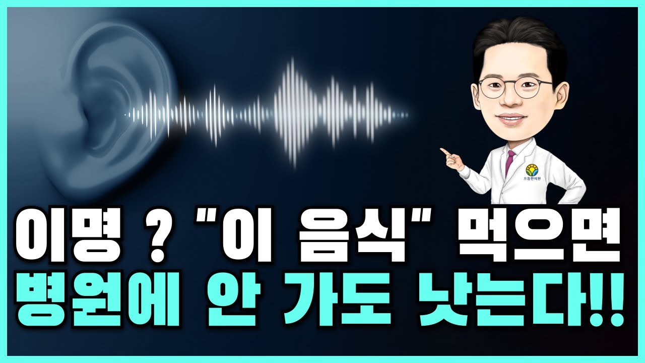 귀에서 삐소리 이명 증상에 좋은 음식 차(건강보감[9])