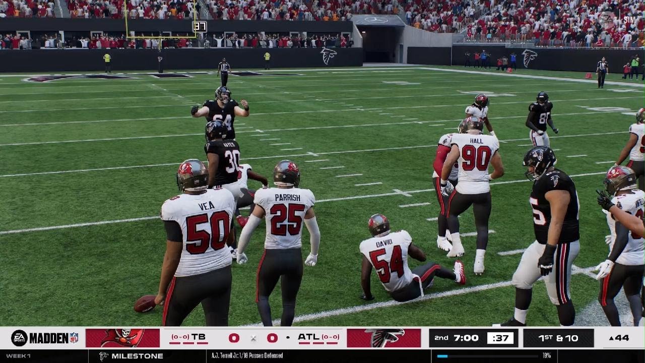 Madden NFL 26 week 1 vs tampa bay