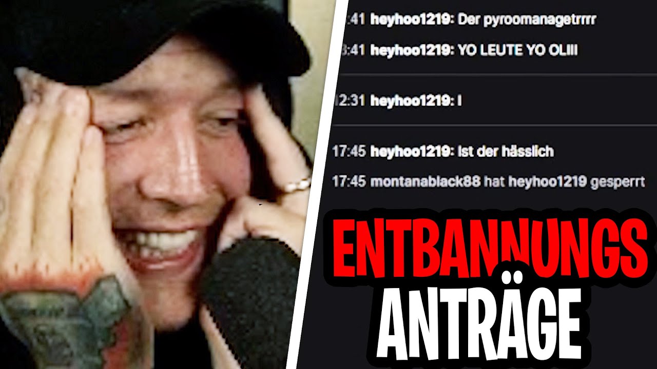 Monte BEARBEITET Entbannungs-Anträge! #12🤣 MontanaBlack Stream Highlights