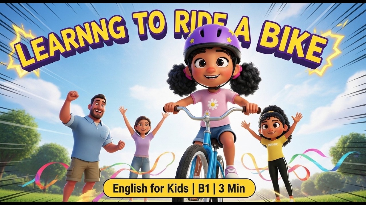 My First Bike Ride | English Learning Story for Beginners (B1)
