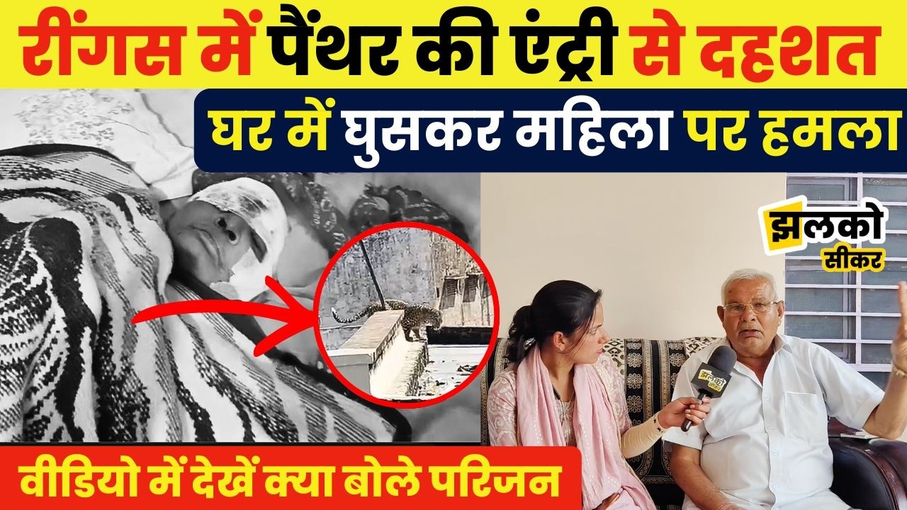 Ringus में पैंथर की दहशत से इलाके में डर का माहौल,बुजुर्ग महिला पर किया हमला ~
