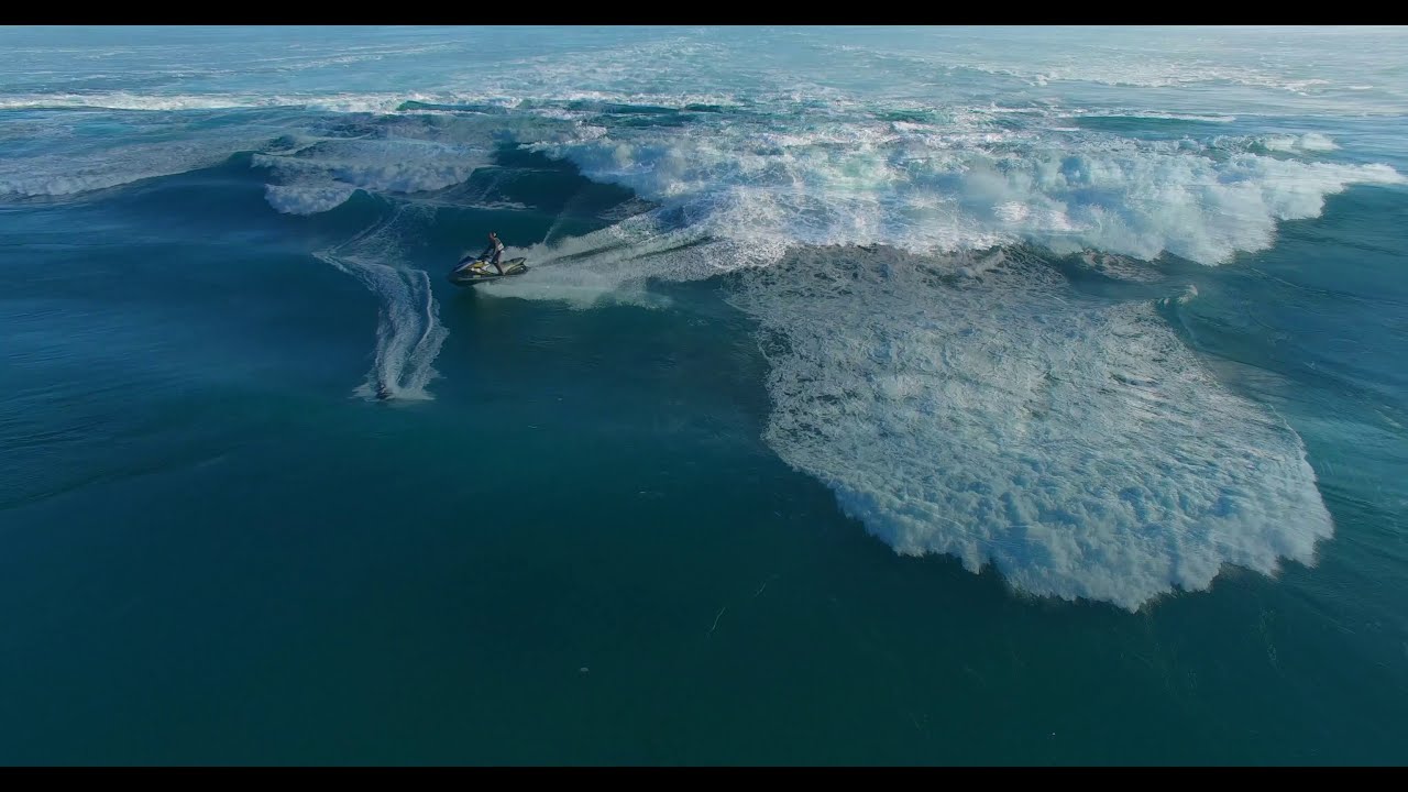 LARGEST TIDAL WAVES IN THE WORLD. FIRST TIME EVER FILMED.