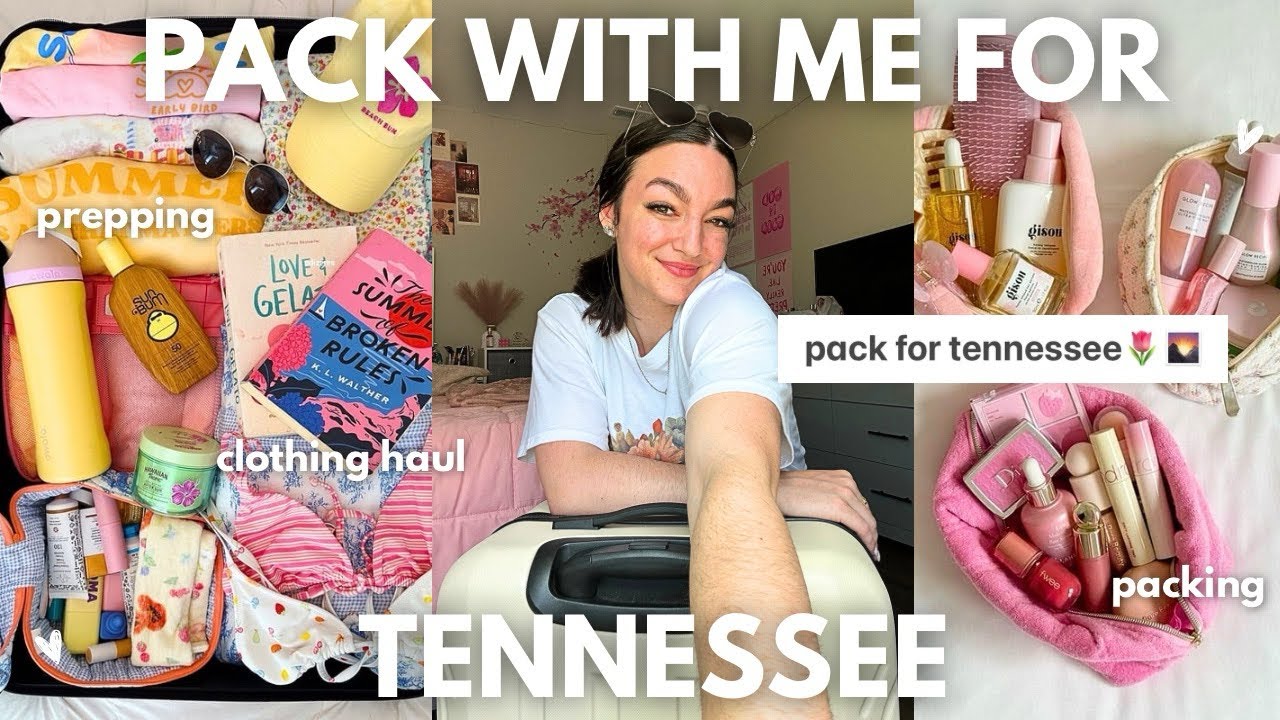 PACK WITH ME FOR TENNESSEE!! | prep with me, clothing haul, packing my suitcase & more