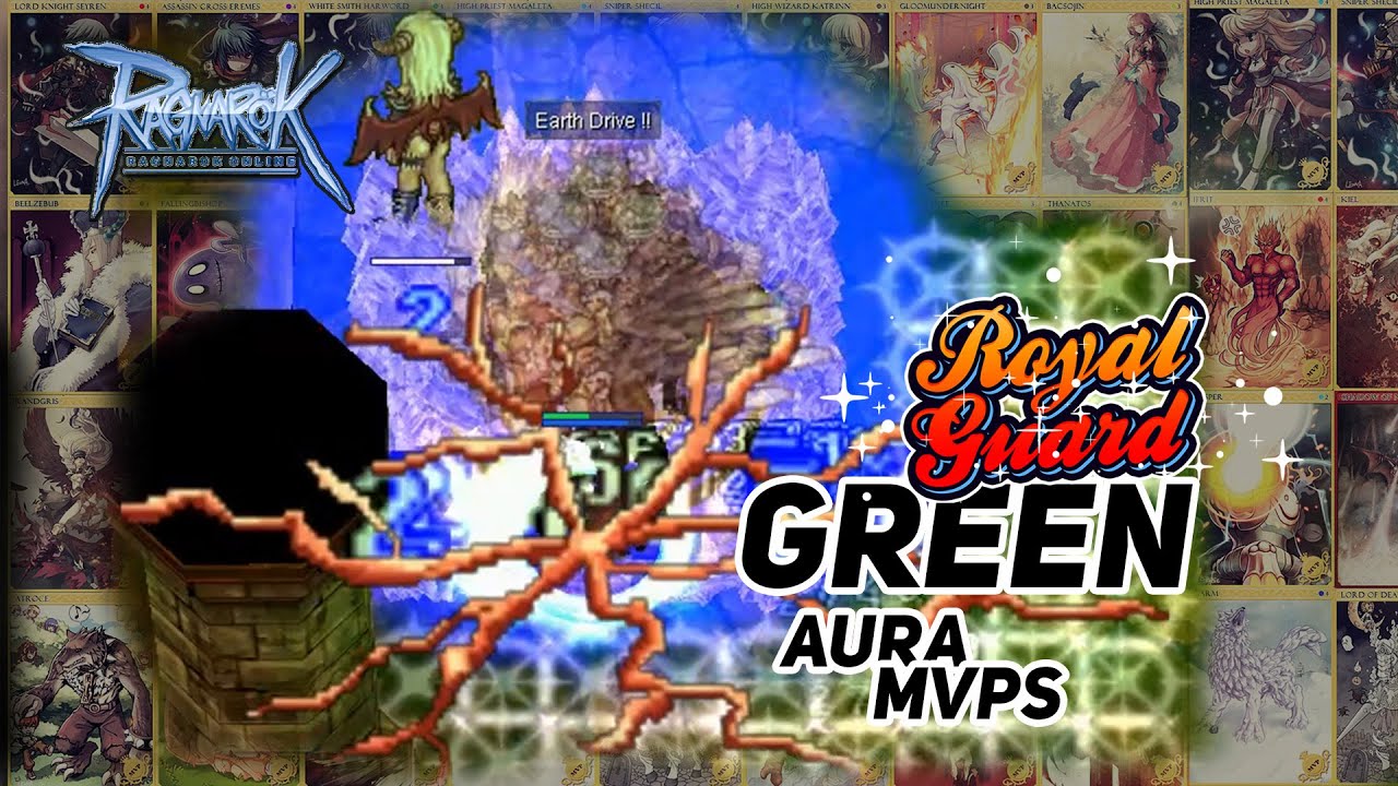 Royal Guard vs Green Aura MVPs iRO