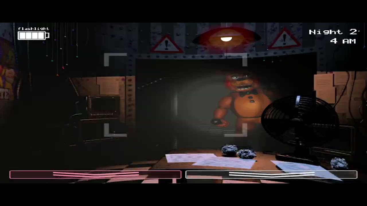 five nights at freddy's 2 trực ca đêm 1 và 2 đêm 3 bị bonnie tấn công thì phải chịu 