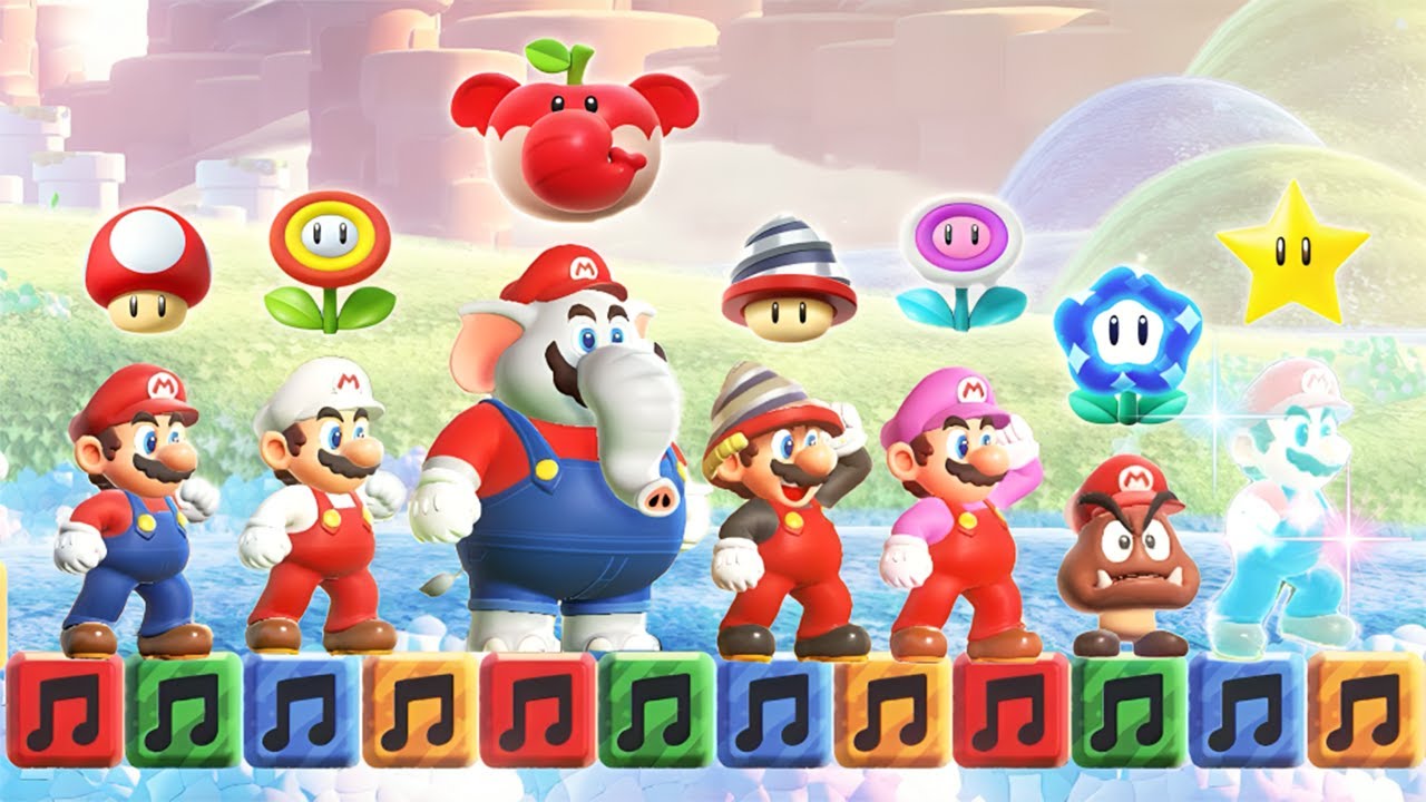 Super Mario Bros. Wonder - All Mario Power-Ups