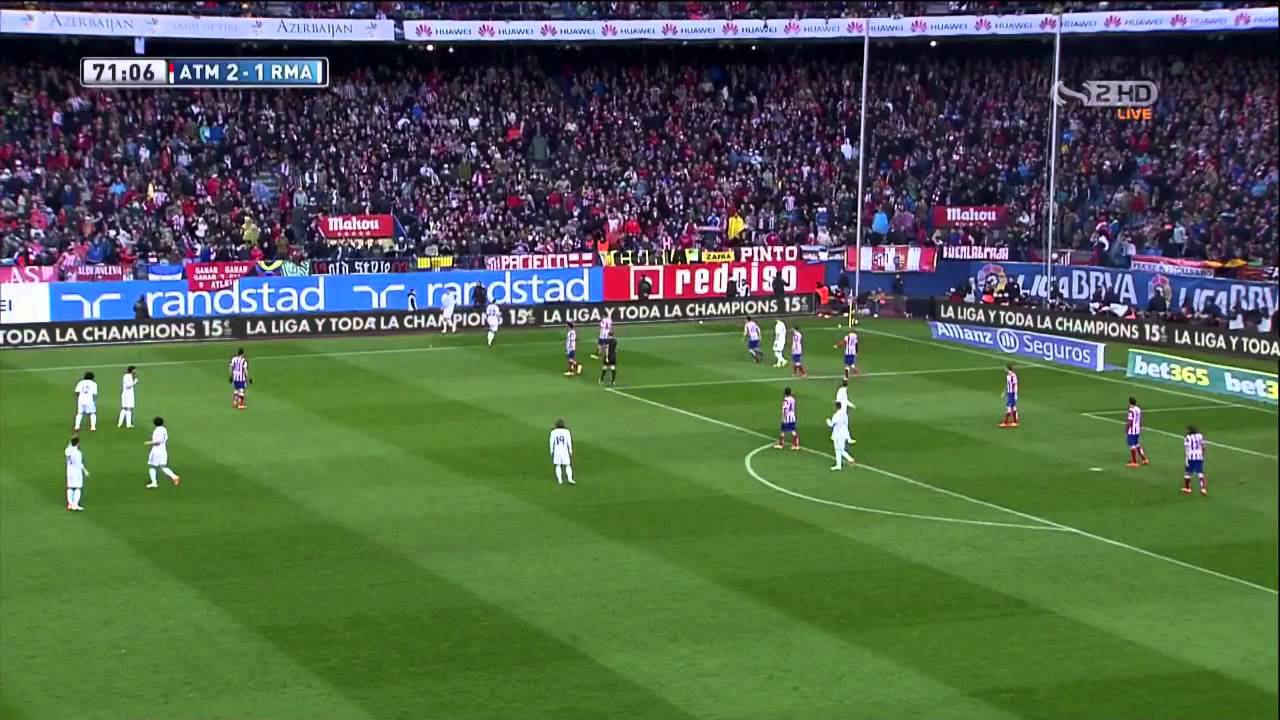 Atletico Madrid vs Realmadrid 2-2 Full Second Half in HD La liga (MediaPro)