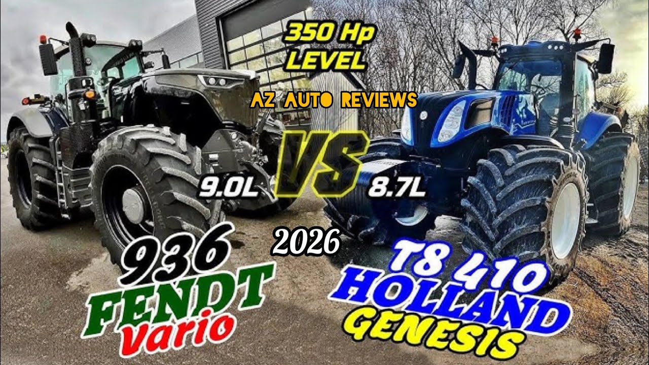 350 PS Duell 2026 🚜 Fendt 936 Vario gegen New Holland T8.410 Genesis | Power-Test