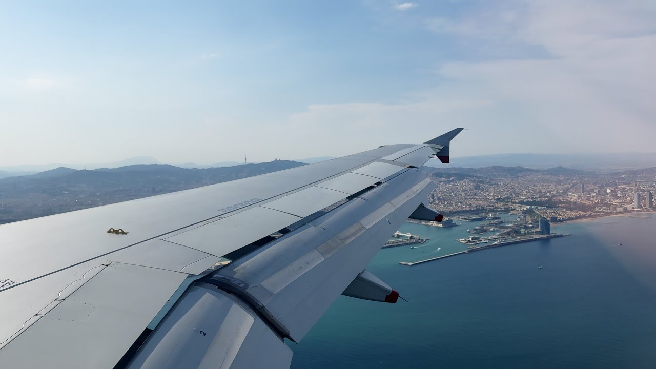 British Airways A320 London to Barcelona