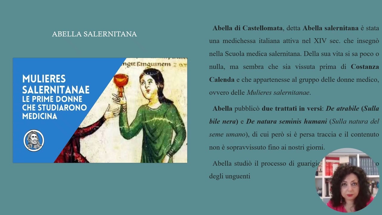 Le Mulieres salernitanae  - Ep. 8 - Rubrica delle donne d’arte, di cultura e di viaggio