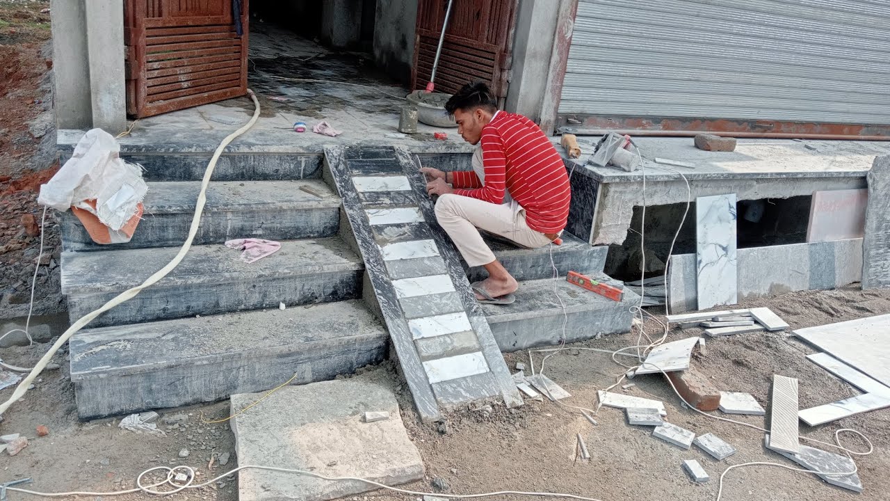 Granite ramp tiles work ashok nagar 👍🔝💯🏠🔥🏤