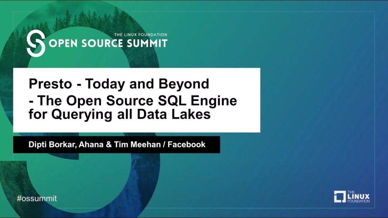 Presto - Today and Beyond - The Open Source SQL Engine for Querying all Data Lakes