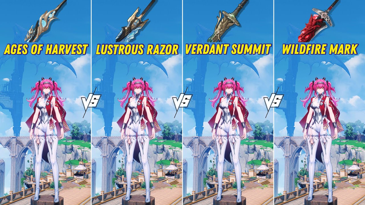 Lupa's Weapon Comparison - Wuthering Waves