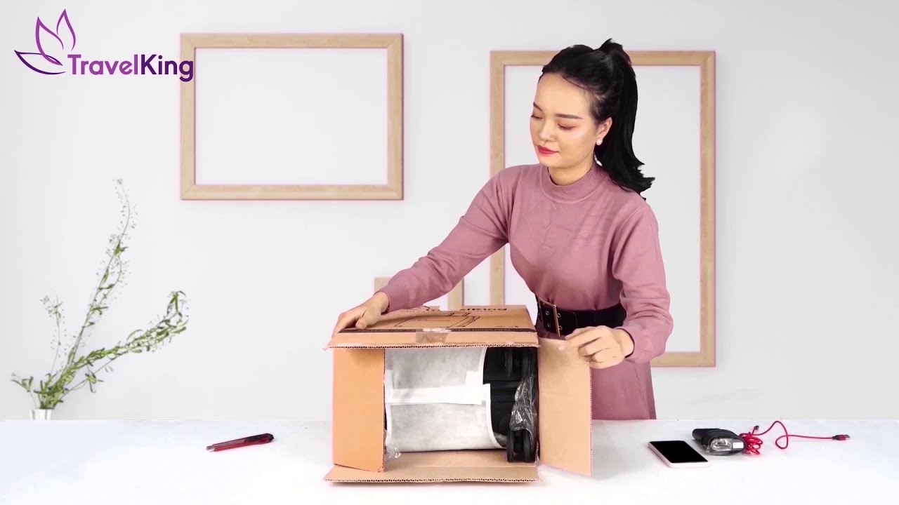 VALI KÉO TRAVELKING 855 - UNBOX CỰC ĐÃ!!! - HUNGPHAT FACTORY