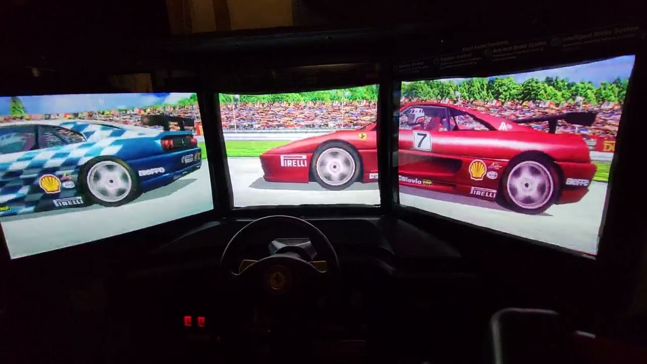 Sega F355 Challenge 2 International Course Edition Deluxe attract mode