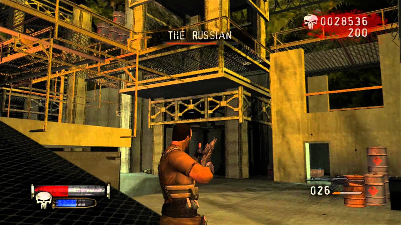The Punisher - The Russian boss battle + Kreigkopf Special Kill