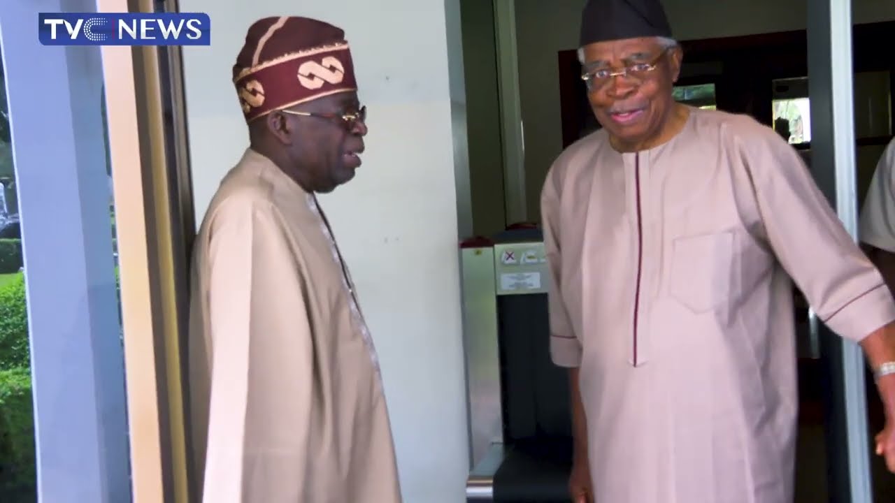 T.Y. Danjuma Visits President Tinubu At Presidential Villa