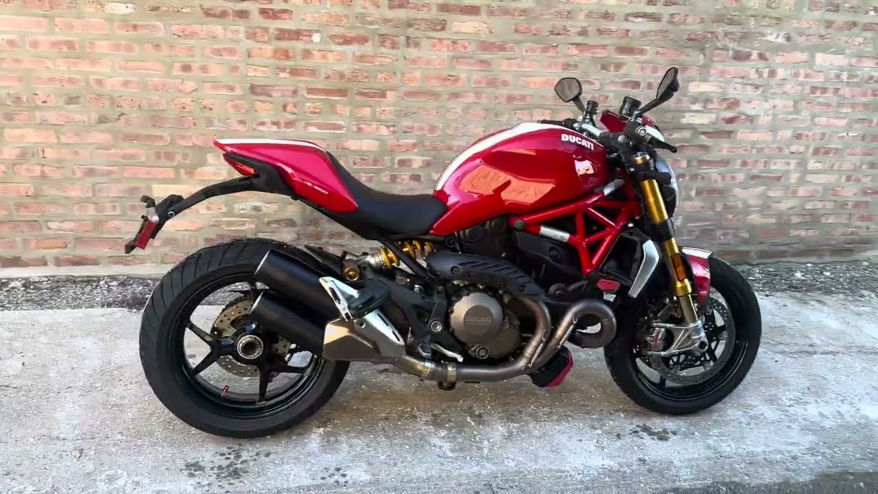 Ducati Monster 1200 S 2016 red white D17983U