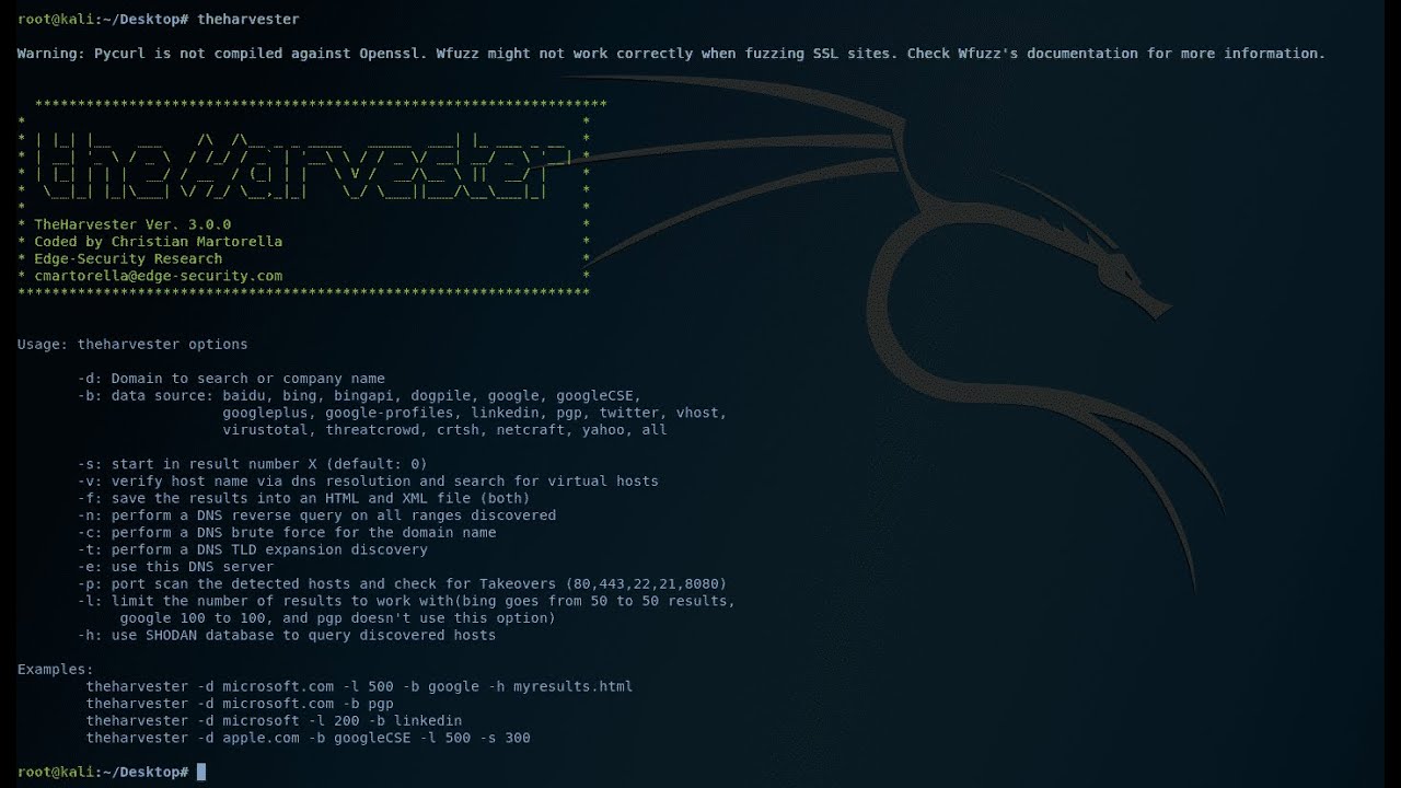 🔍 theHarvester Nedir? | OSINT Aracıyla Domain &Uuml;zerinden Bilgi Toplama