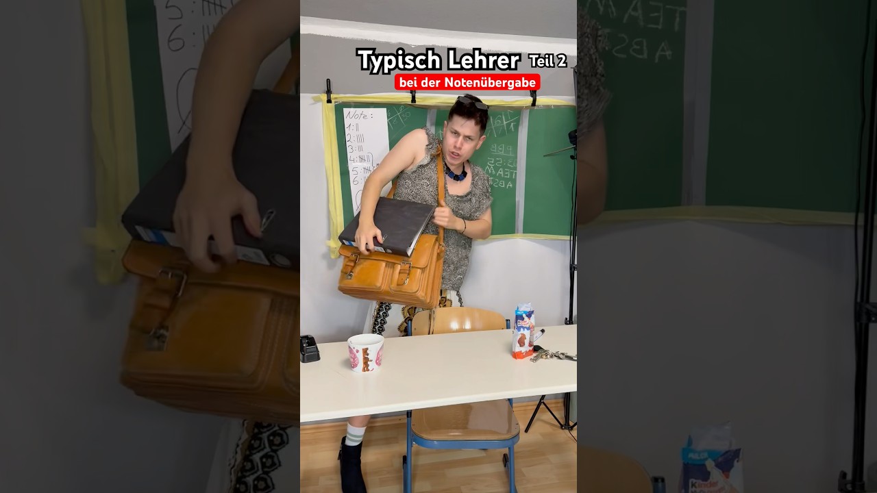 Typisch Lehrer - bei der Noten&uuml;bergabe😂 Teil 2 itsofficialmarco