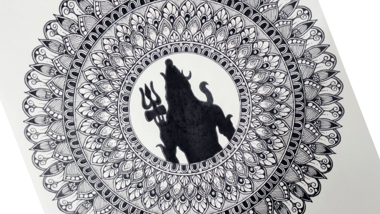 Lord Shiva Mandala Art || Step by Step Tutorial || Beginner To Advanced Level