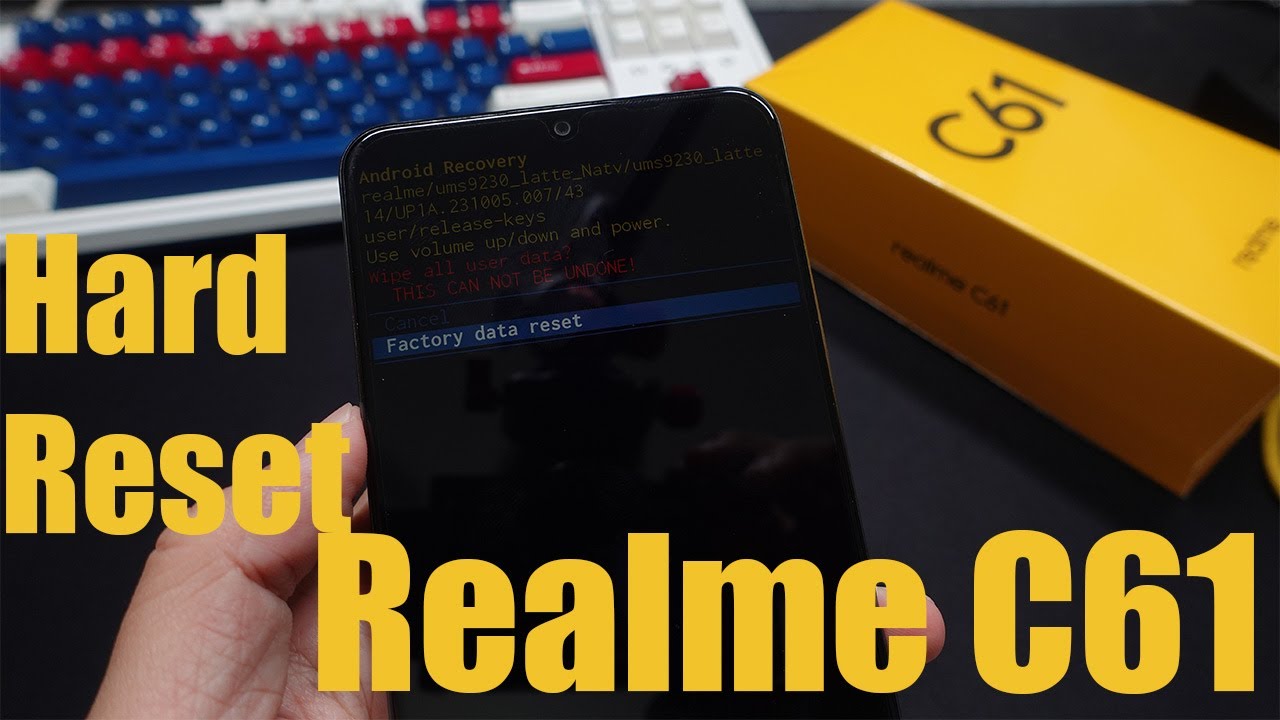 Как сделать полный сброс Realme C61