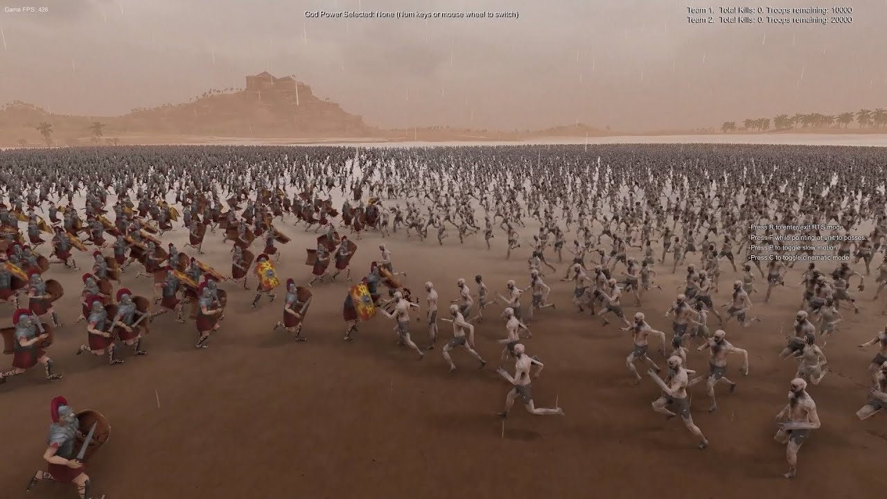 Roman legions vs Zombie hordes (x2 rounds)  (voiced) Battle 113 in Ultimate Epic Battle Simulator 2
