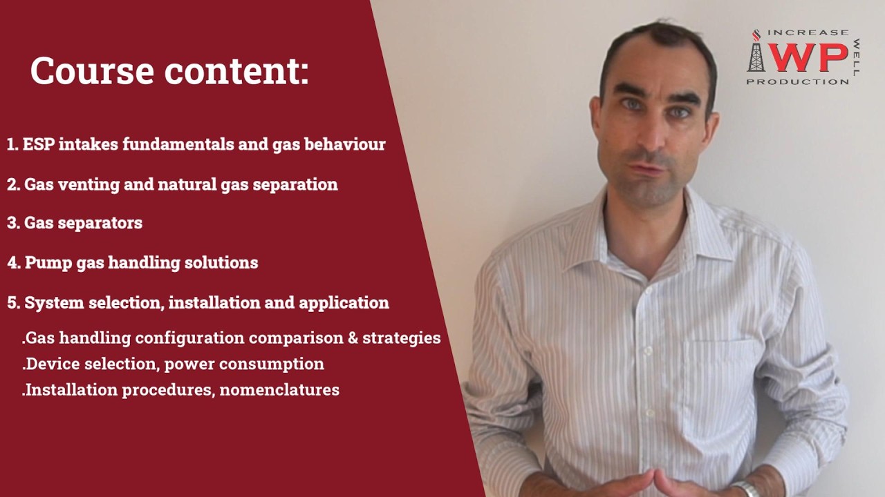 ESP Intakes, Gas Separators and Gas Handling Solutions Online Course by IWP