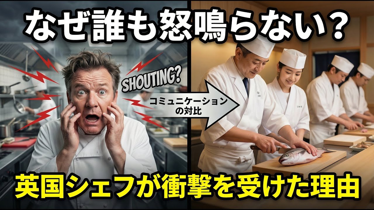 【海外の反応】「なぜ誰も怒鳴らないんだ」イギリス人シェフが日本の厨房で3ヶ月働いて衝撃を受けた理由