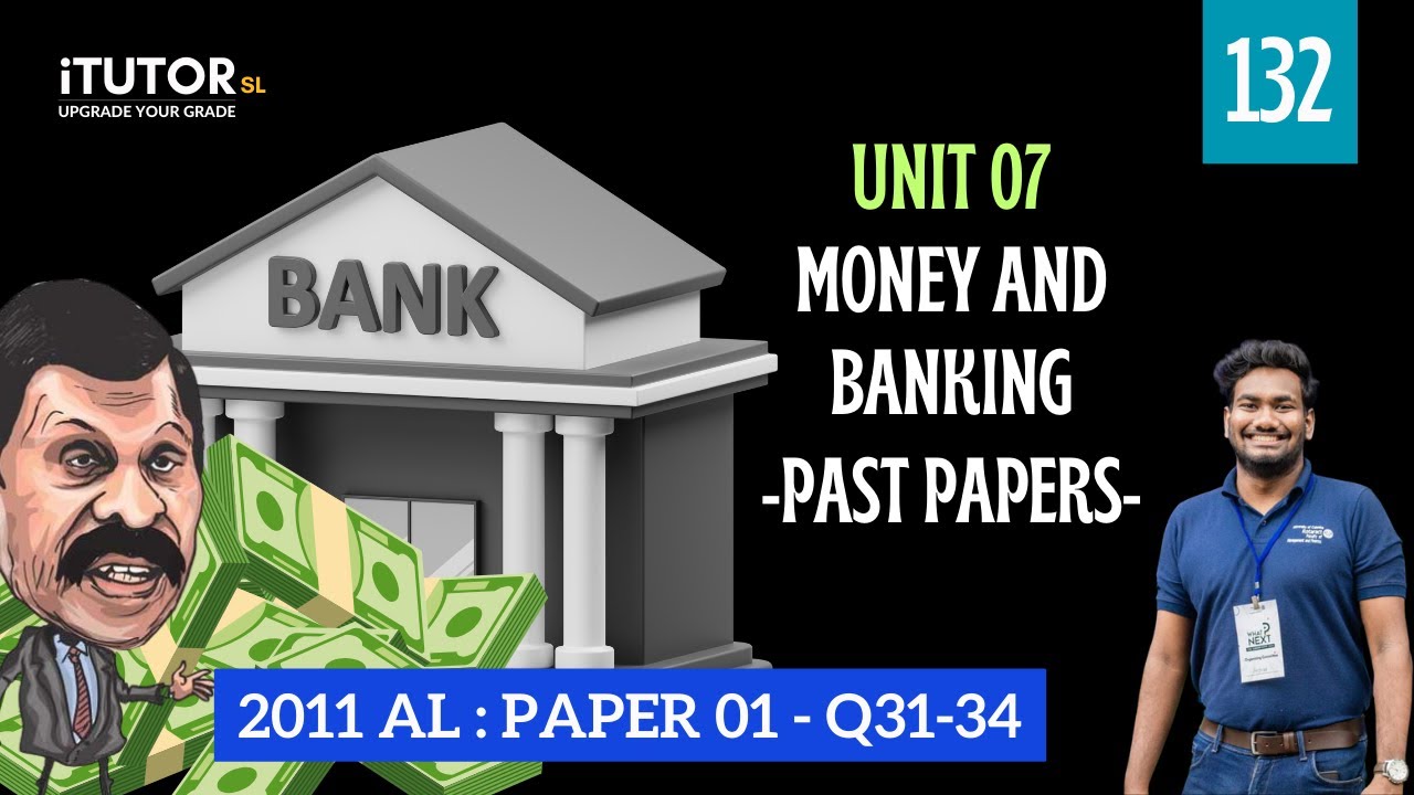 Unit 07 - Money and Banking - 2011 Paper 01 - Q 31-34  - Arshad Ismail