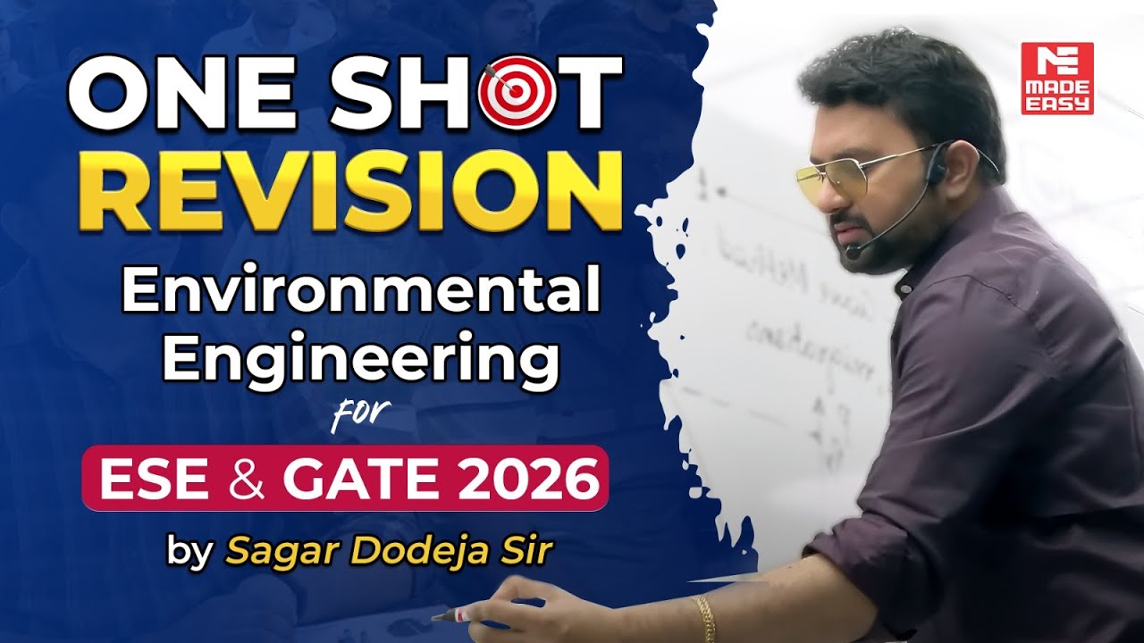 Environmental Engineering | Revision Session | Civil Engineering Lecture | UPSC ESE | MADE EASY