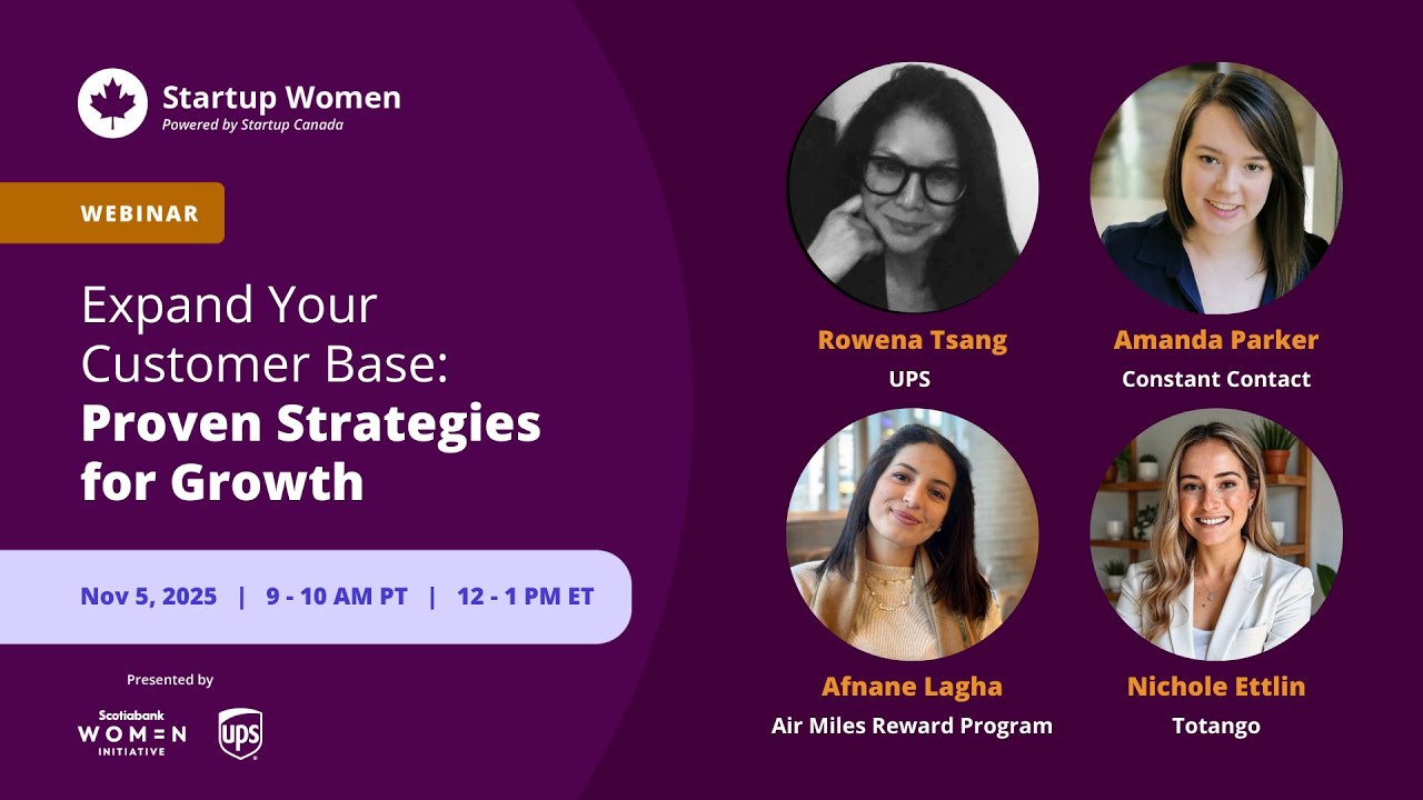 Startup Women 2025 | Expand Your Customer Base: Proven Strategies for Growth