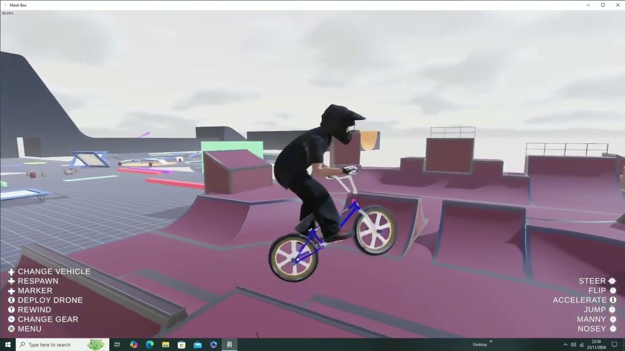 testing out mash box