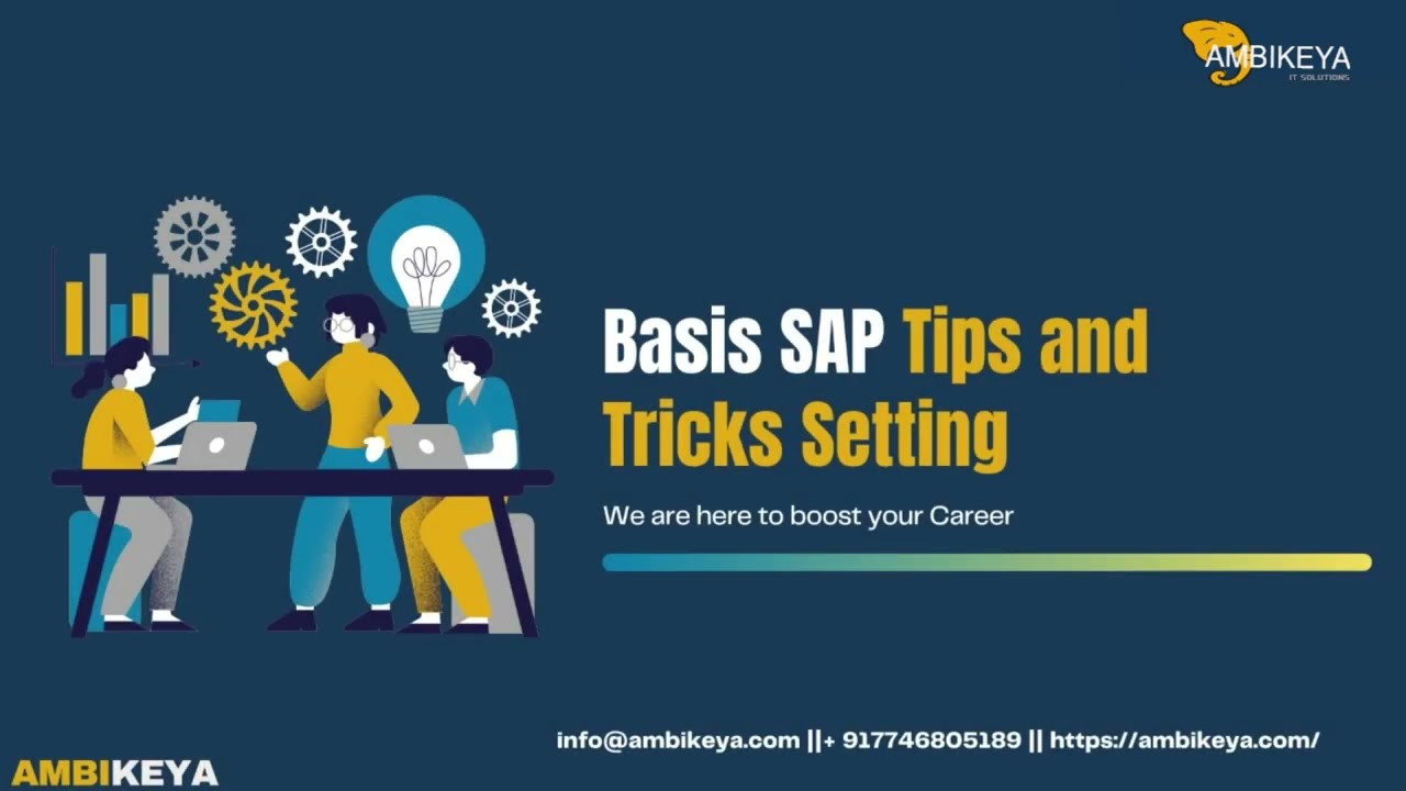 TOP 7 SAP Basis Tips and Tricks Setting || Ambikeya