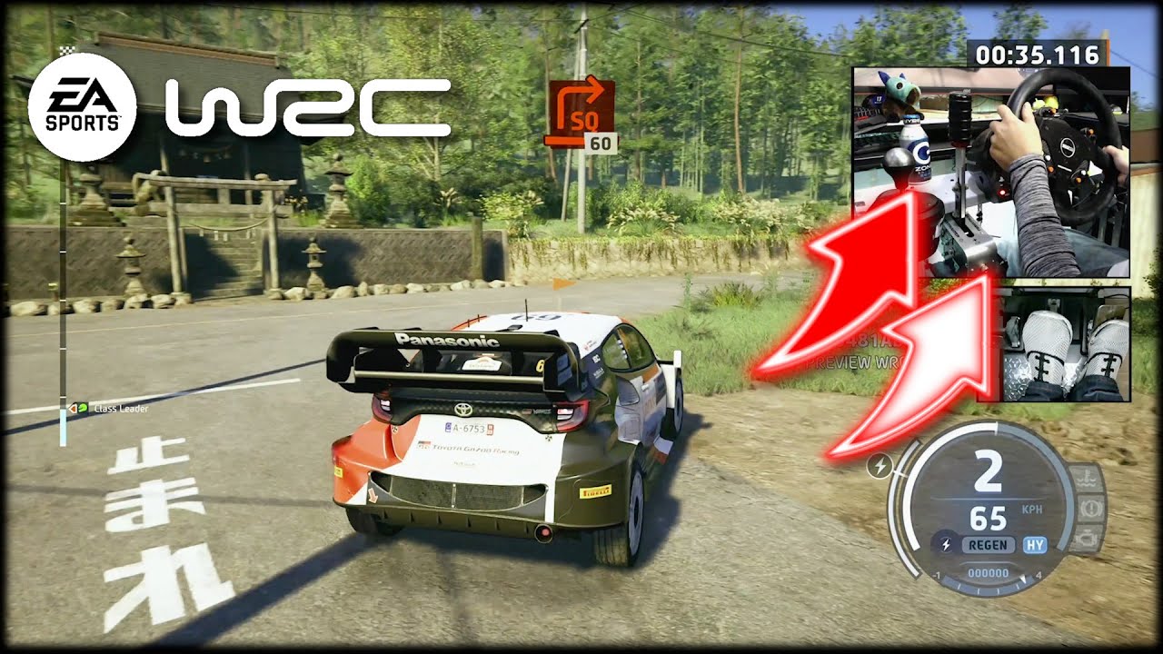 EA Sports WRC / Toyota GR Yaris HYBRID Rally Japan / Thrustmaster T300RS + shifter + handbrake
