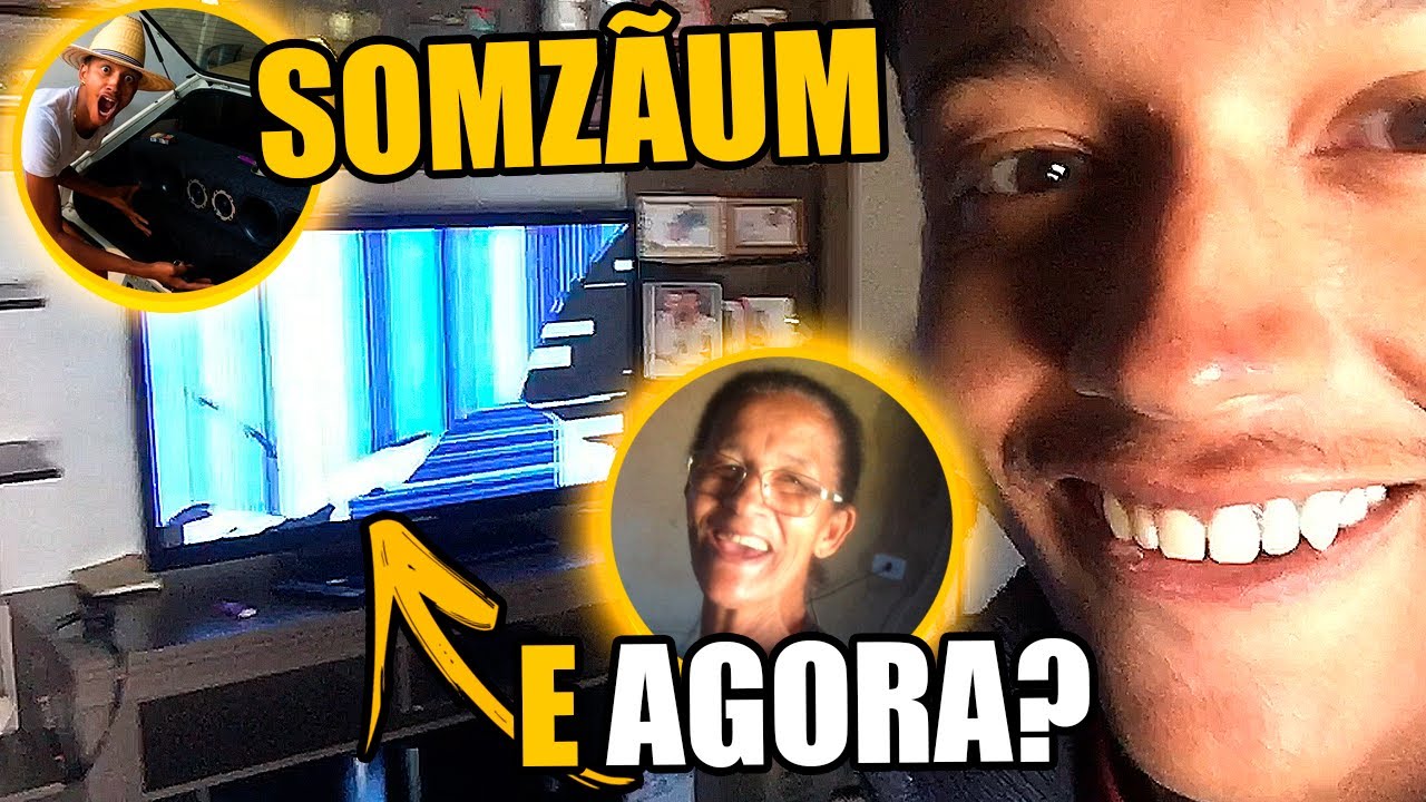 TROLLEI MINHA M&Atilde;E QUEBREI A TV & ROL&Ecirc; GOLETA COM SOM 🚗🎼