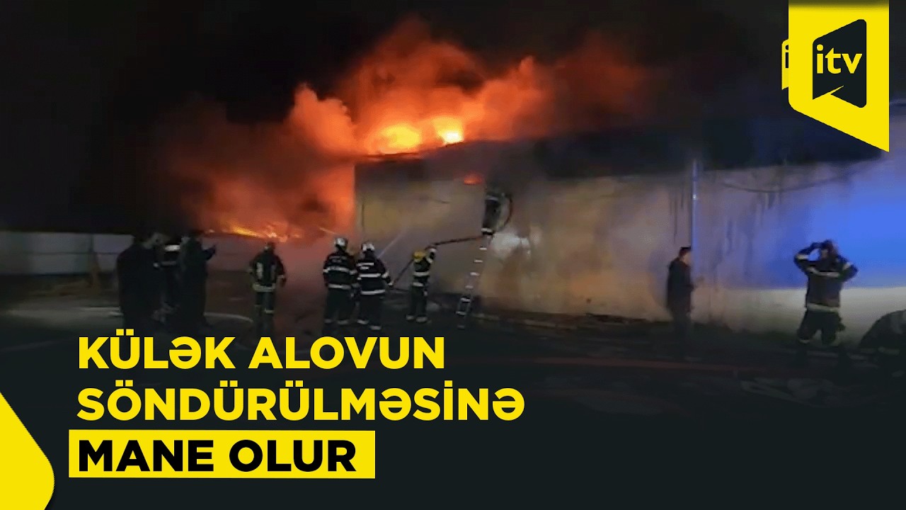 Təcili! Mebel sexində yanğın gücləndi