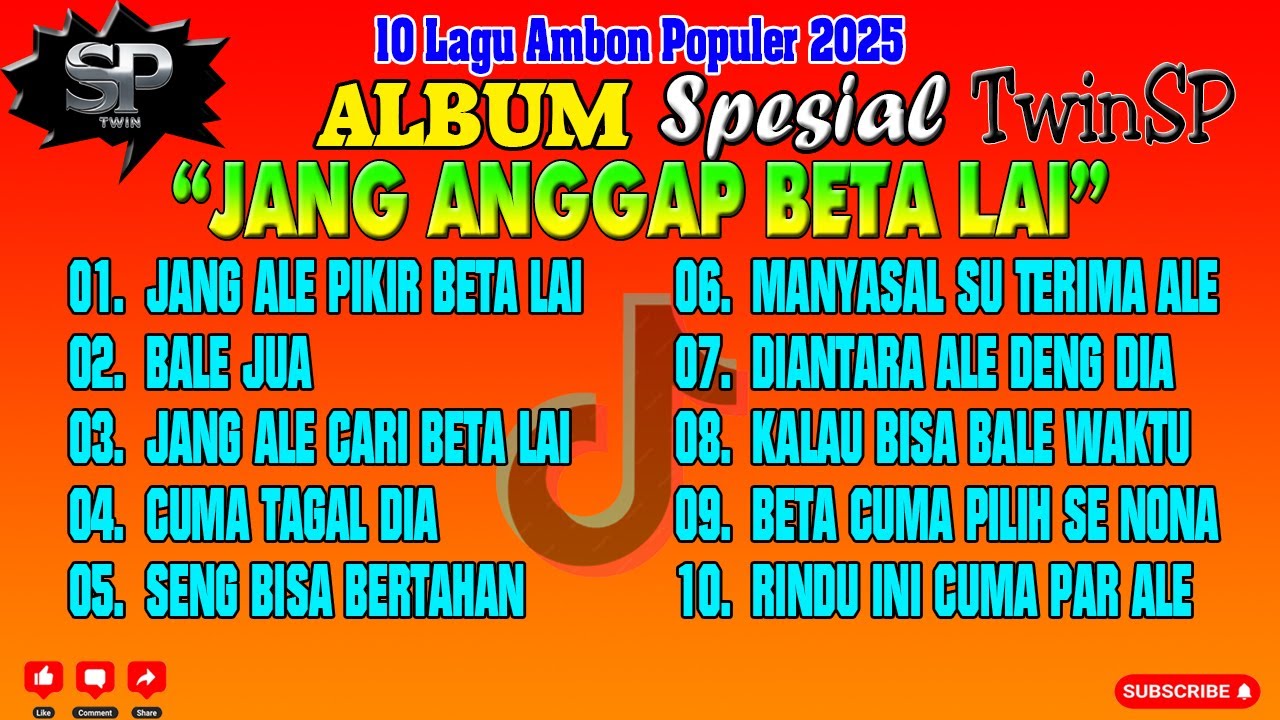 Jang Anggap Beta Lai | Lagu Ambon Populer 2025 | Official Musik Video | TwinSP Production 2025