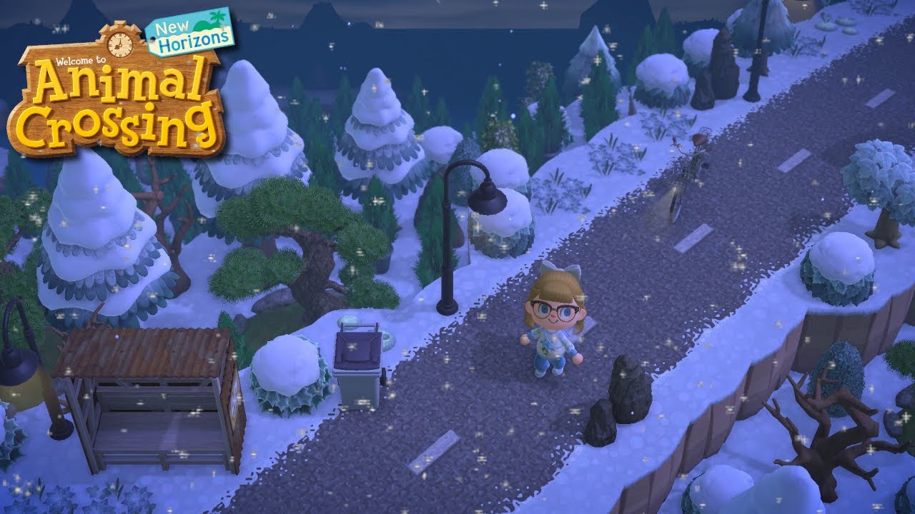 Великолепный зимний тур по острову Ситикор ❄🎄 | Animal Crossing: Новые горизонты Тур по острову Луна