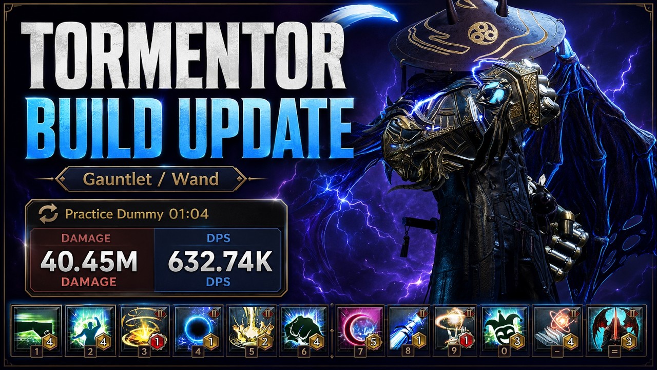 Tormentor Gauntlet/Wand Build Update 600k+ DPS | Throne and Liberty