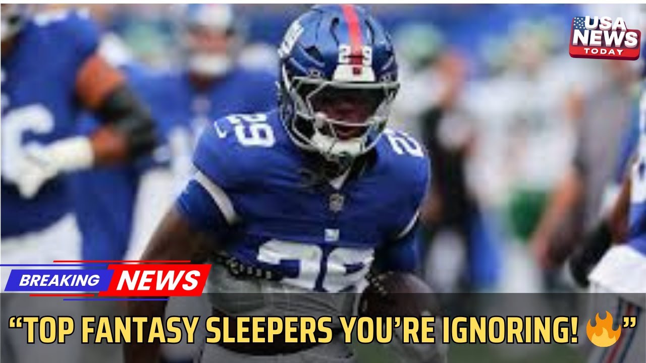 &ldquo;Top Fantasy Football Sleepers to Target This Week | Sleeper King Insights&rdquo;। USA NEWS TODAY