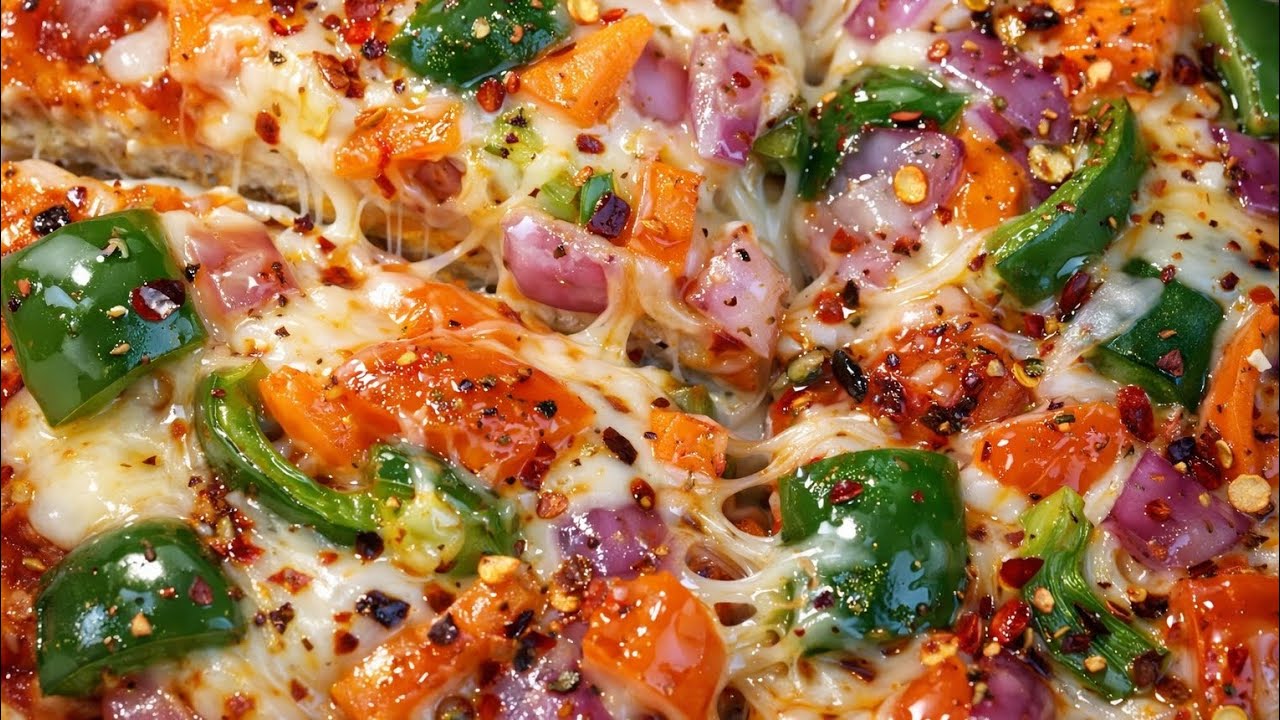 Yummy pizza recipe💞 🙏 without oven #pizzalovers #withoutovenpizzarecipe 