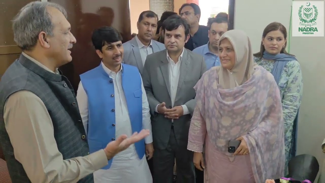 The first NADRA Counter in Punjab launched Union Council 251, Haloki, Raiwind Road, Lahore.
