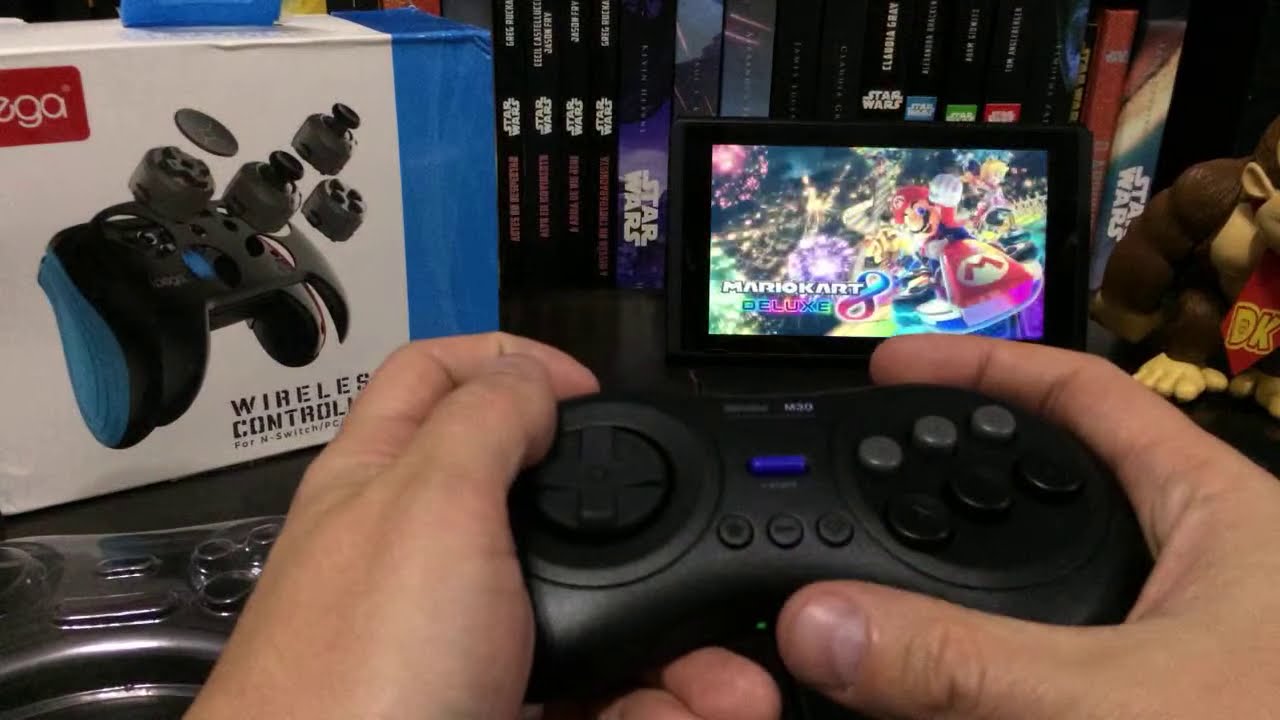 Conectando controle 8bitdo M30 no Switch Jota Dingoo