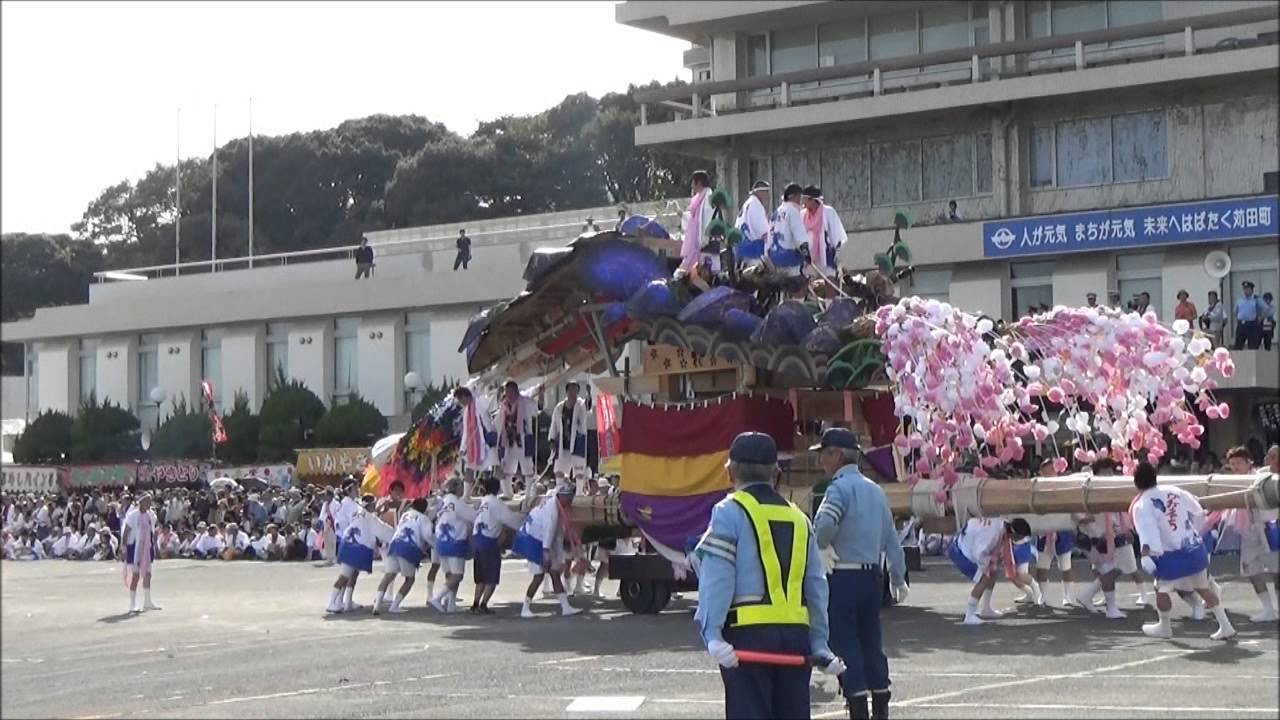 苅田山笠　2015年度　突き当て　福岡県苅田町