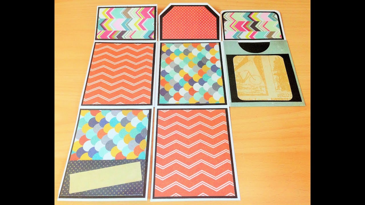 Album scrapbook con una hoja -One Sheet album-